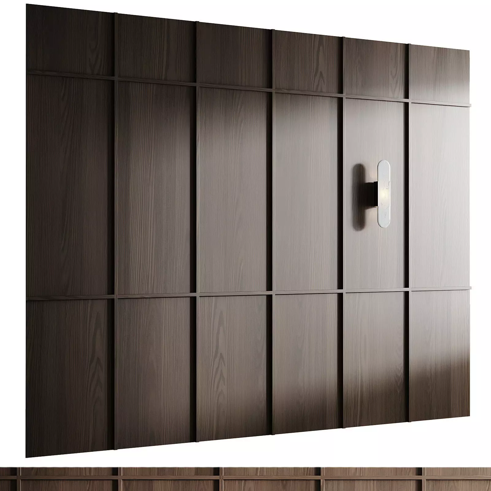 Wall panel 3D model_1