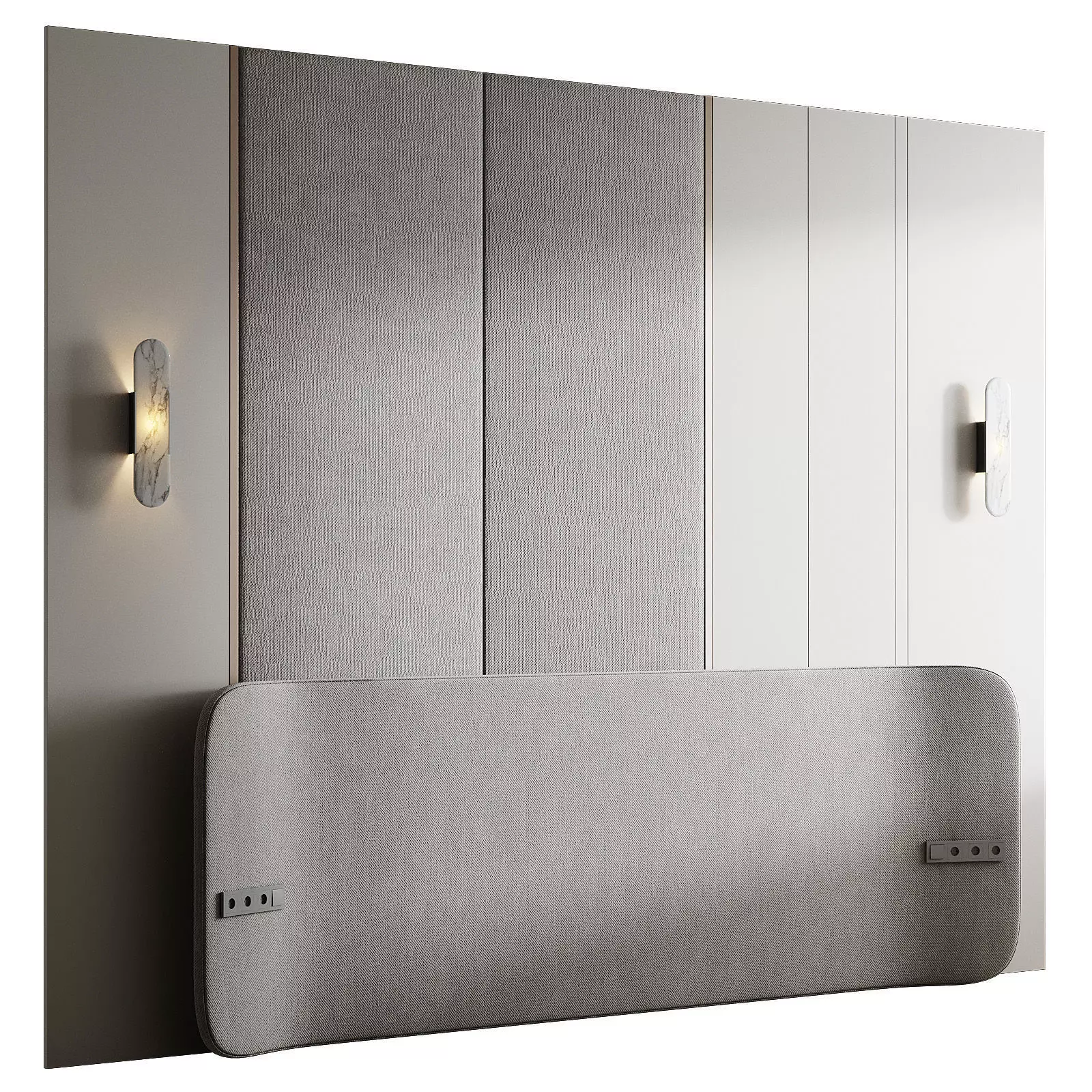 Wall panel 3D model_0