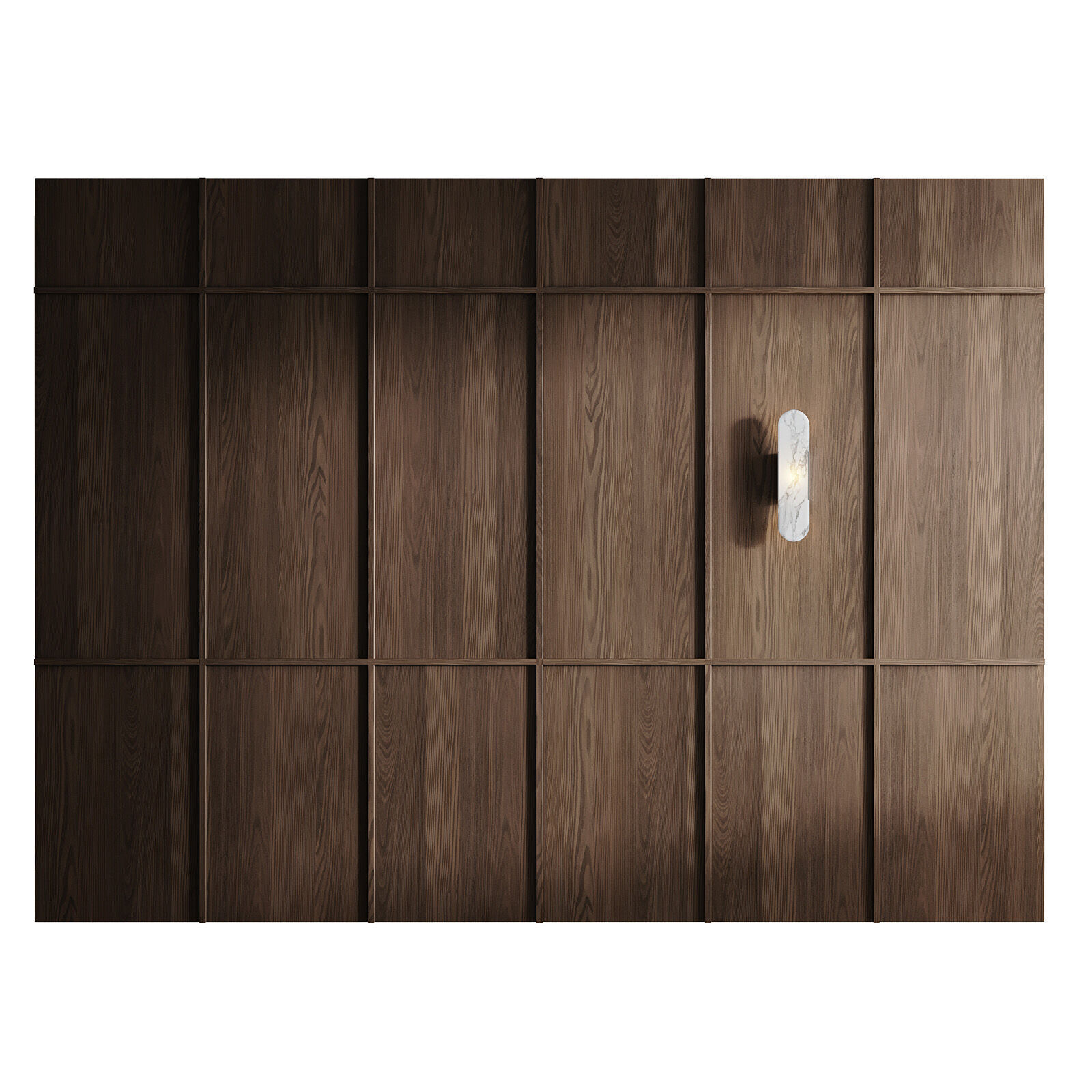 Wall panel 3D model_3