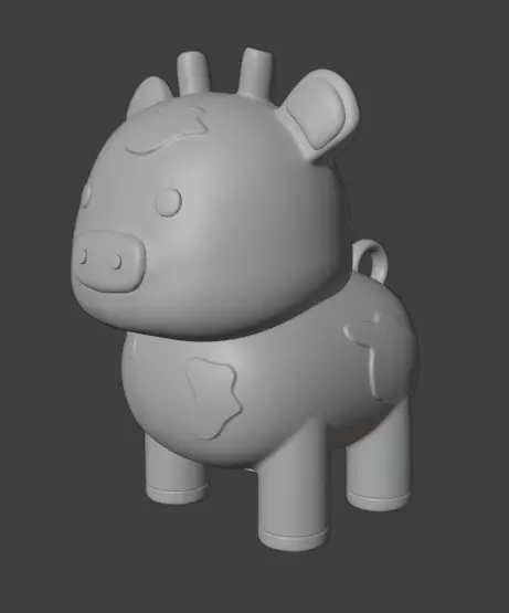 Vaca - Cow 3D print model