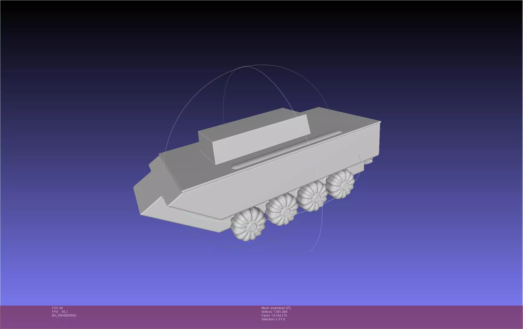 Magnet Coupling Experiment Amphibian RC Vehicle Basic Frame Free 3D print model