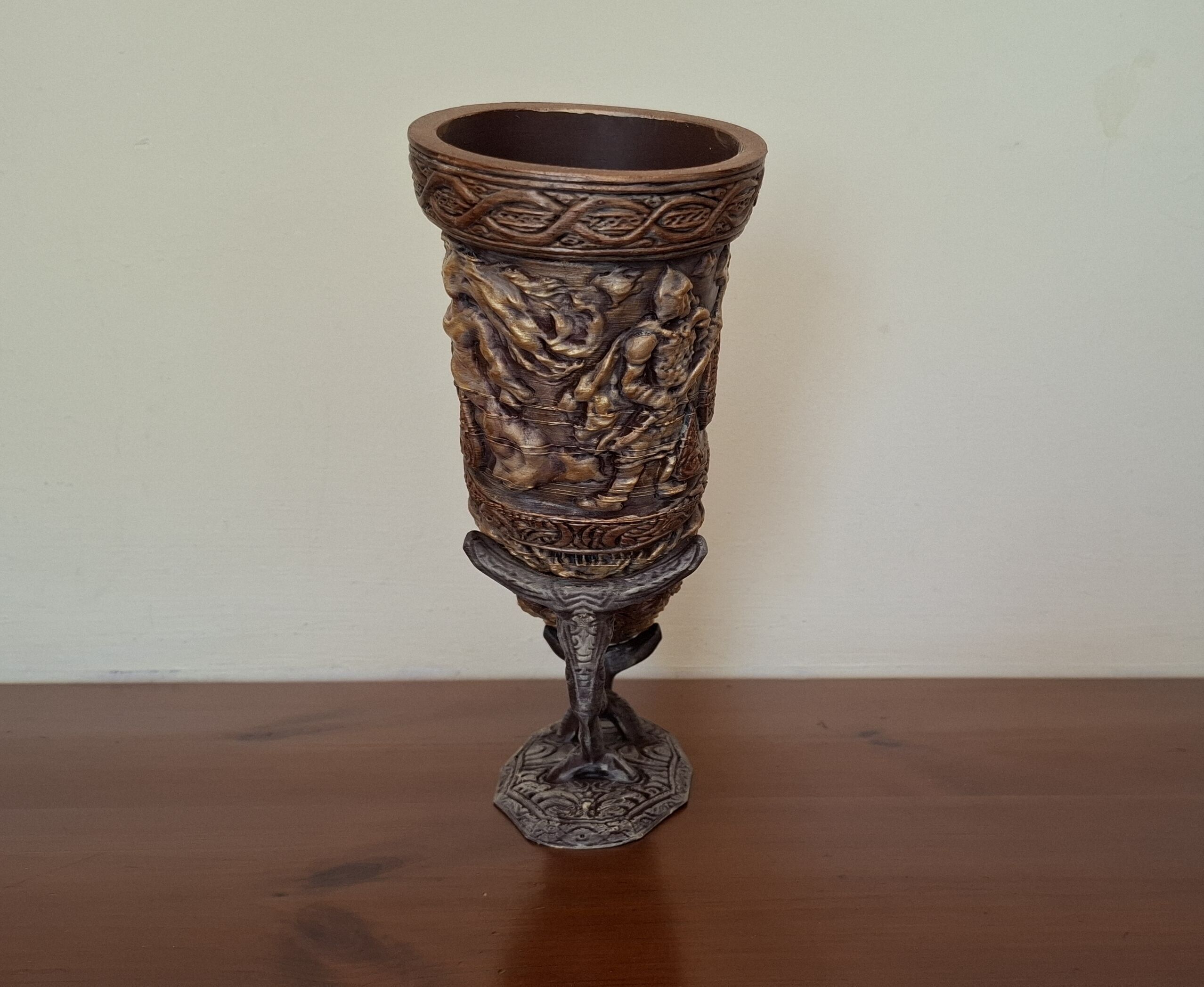 Horn of the elder hunt - Functional blowing horn 3D print model_10