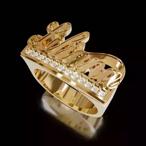 Anillo liliana 3D print model