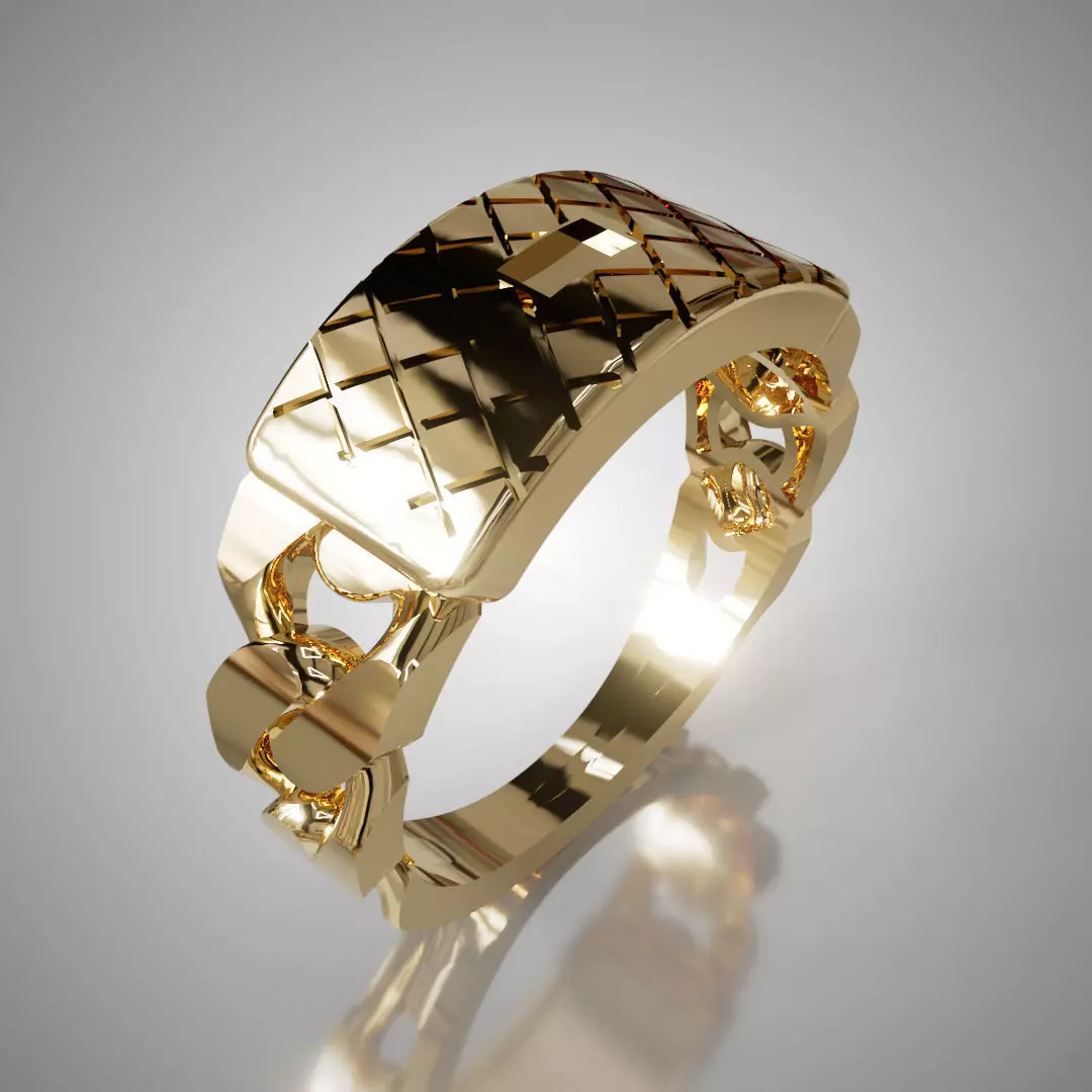 Anillo monaco 3D print model_0