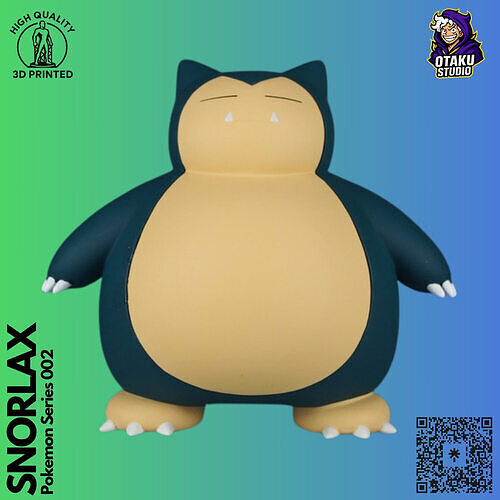 POKEMON SNORLAX 3D MODEL Free 3D print model