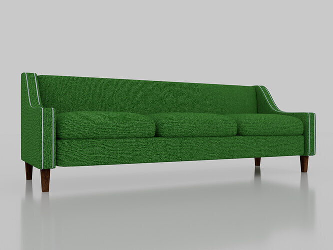 Modern Sofa Low-poly 3D model
