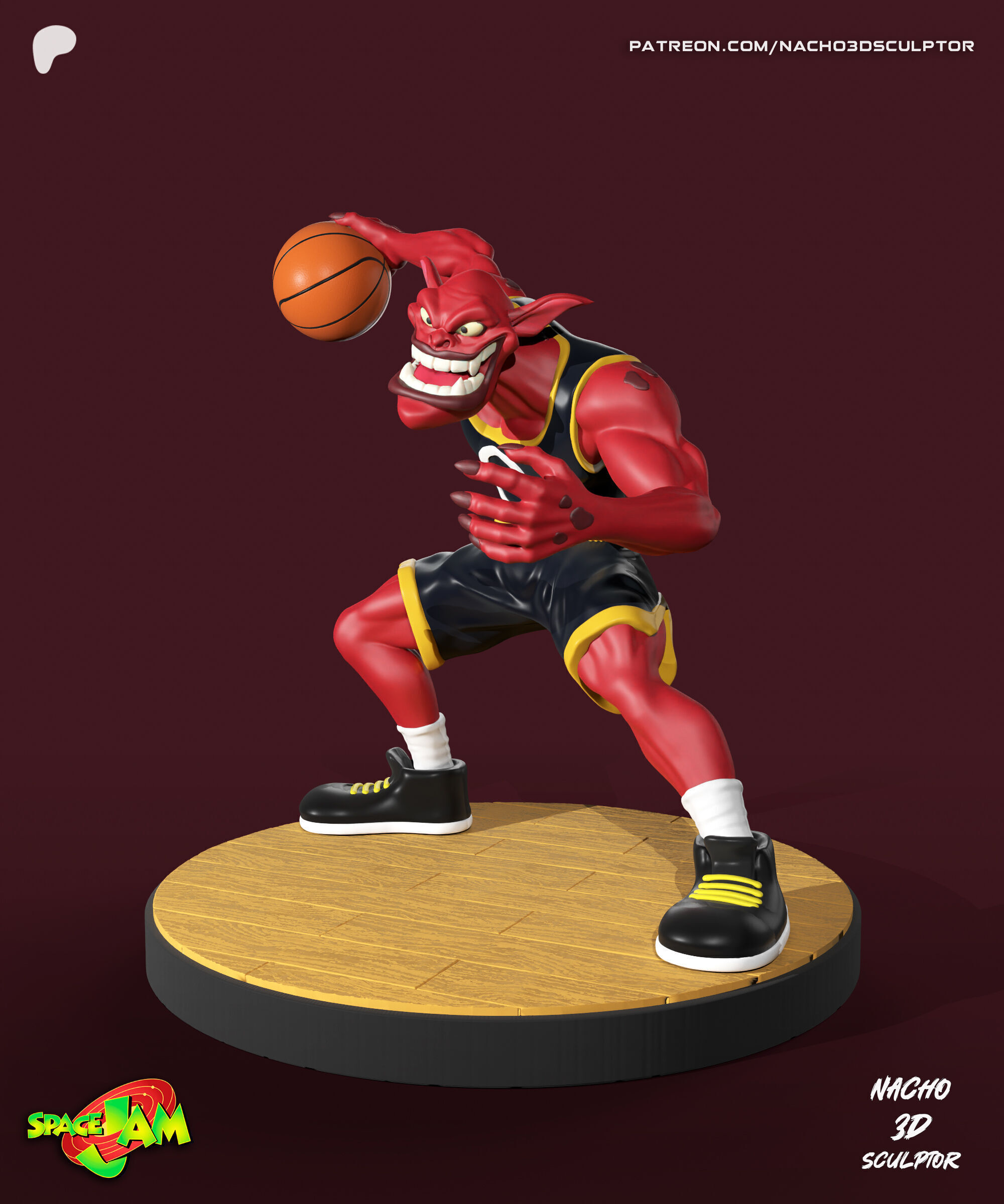 Nawt Monstar - Space Jam movie 3d print model 3D print model_2