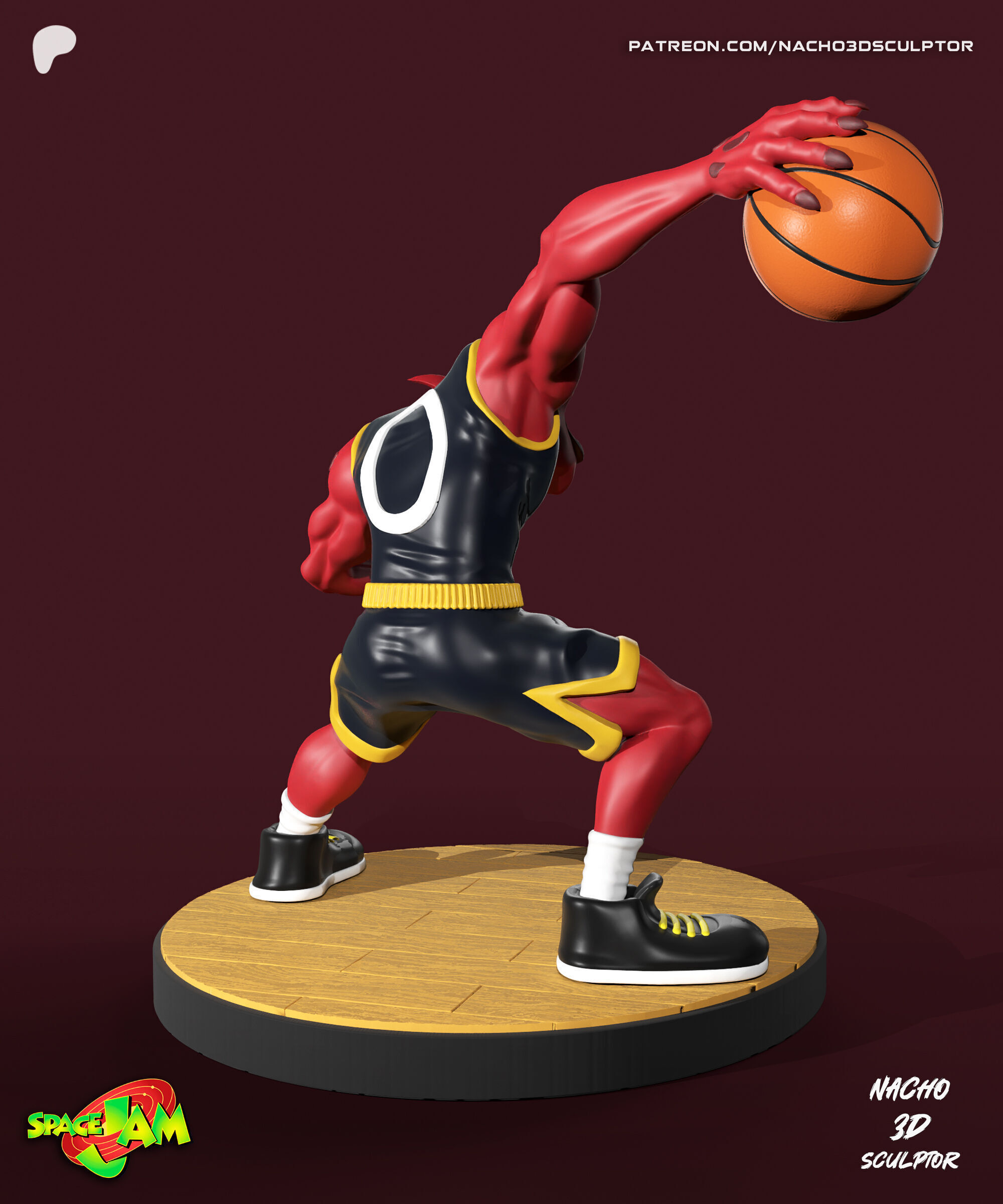 Nawt Monstar - Space Jam movie 3d print model 3D print model_1