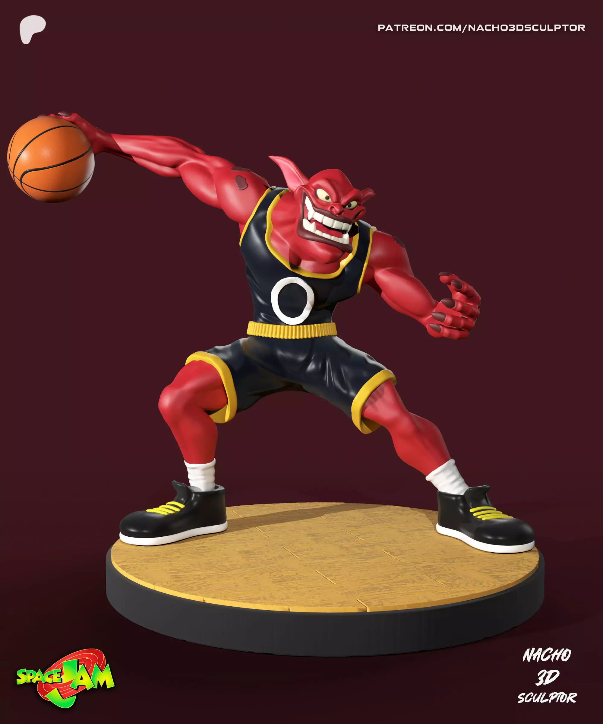 Nawt Monstar - Space Jam movie 3d print model 3D print model_0