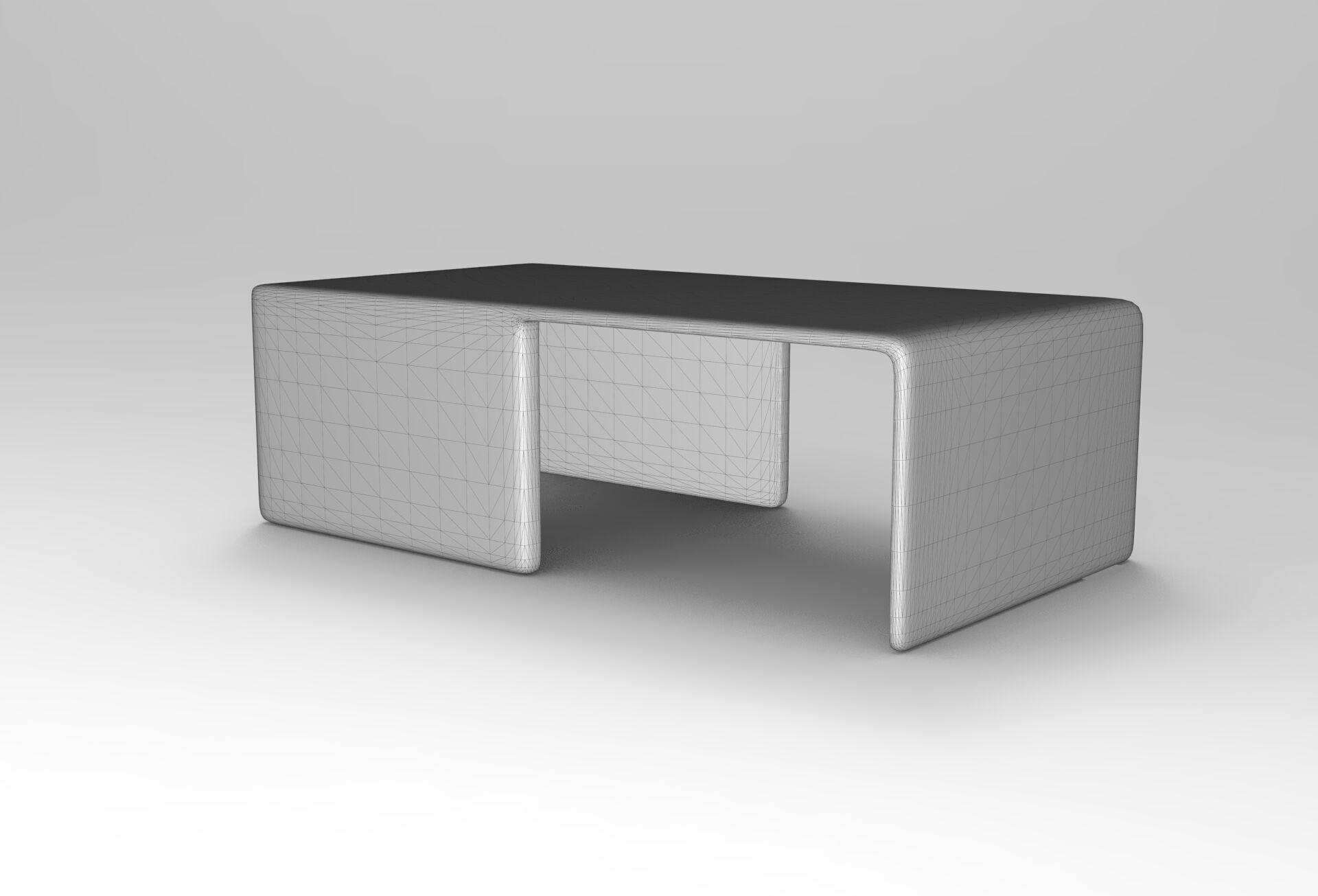 Koho Coffee Table Low-poly 3D model_5