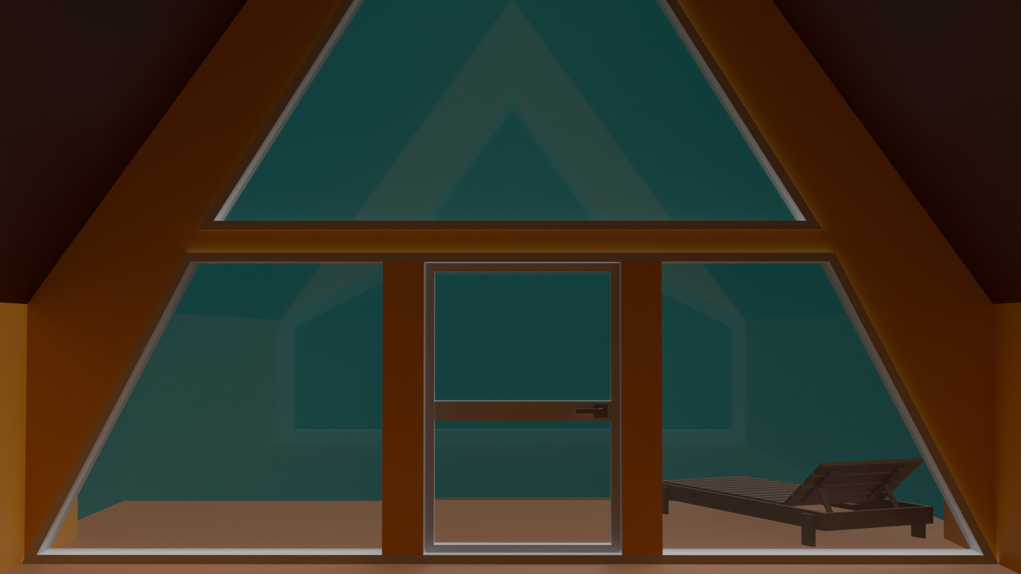 Low-Poly Forest house Low-poly 3D model_8