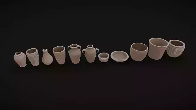 Clay Pots 01