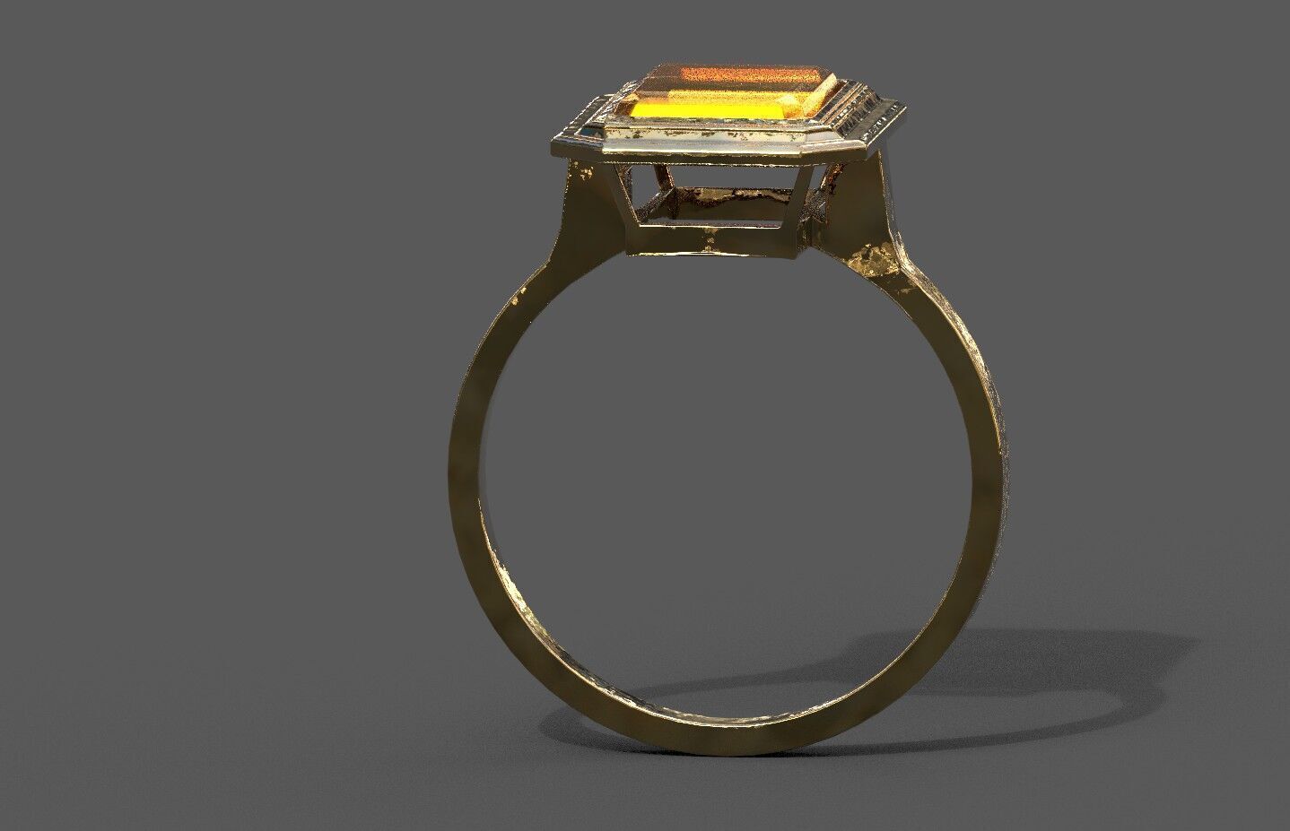 High-Quality 3D Ring Model Low-poly 3D model_1