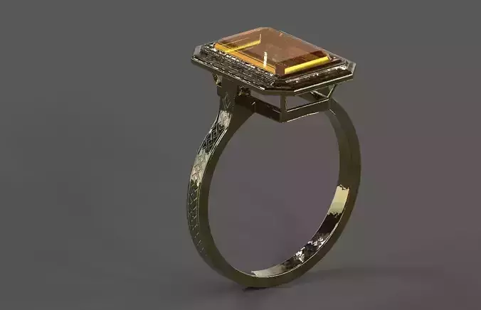 High-Quality 3D Ring Model