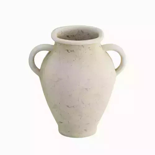 Antique Marble Garden Vase 03