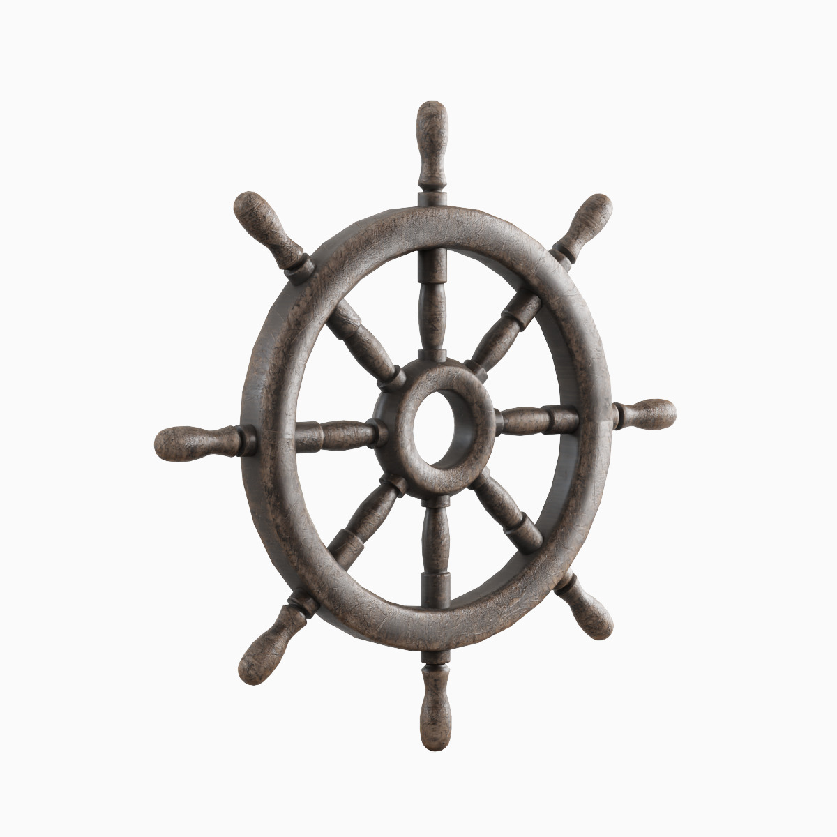 Vessel Wheel 06 Low-poly 3D model_3