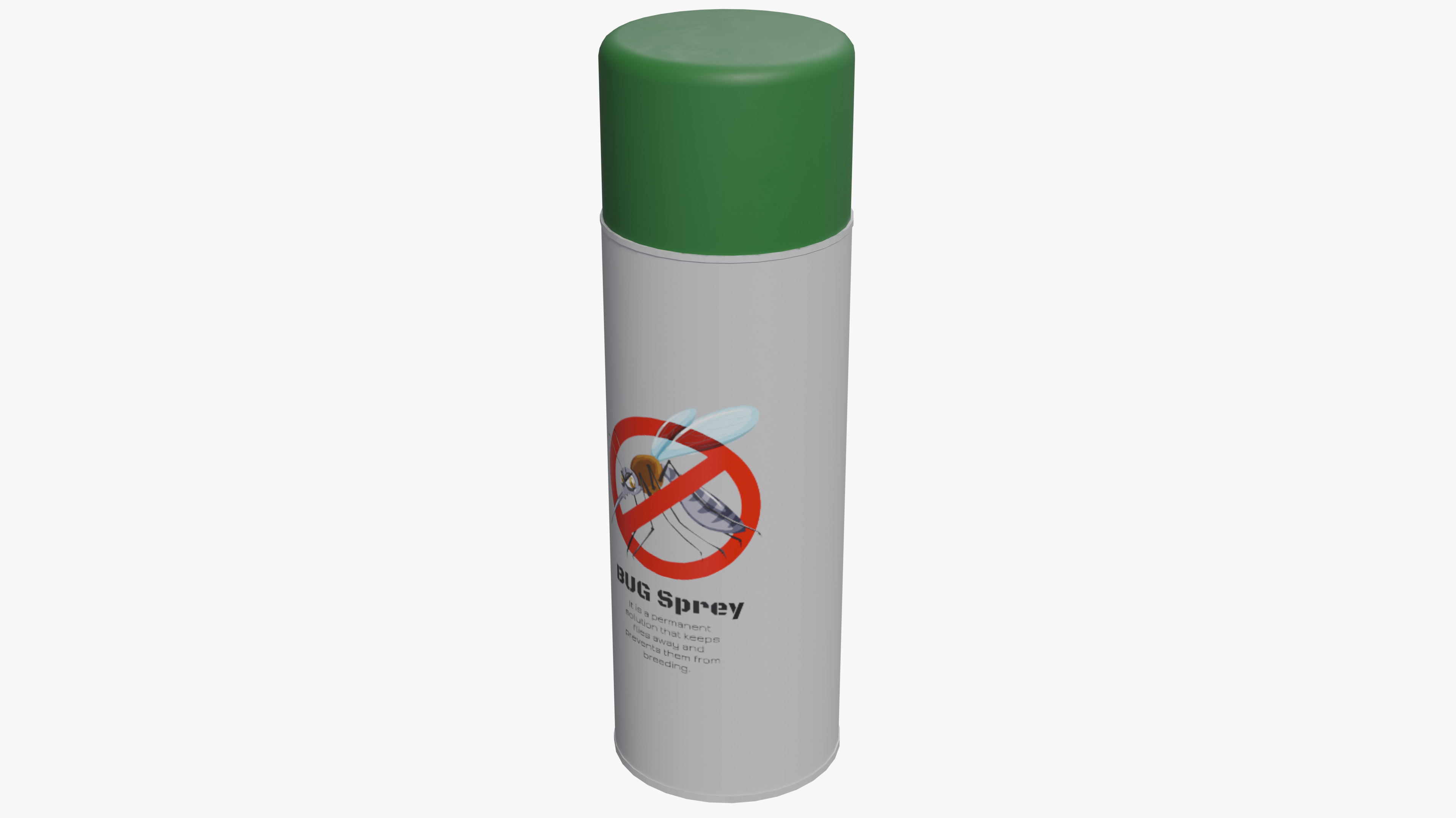 Bug Spray Low-poly 3D model_1