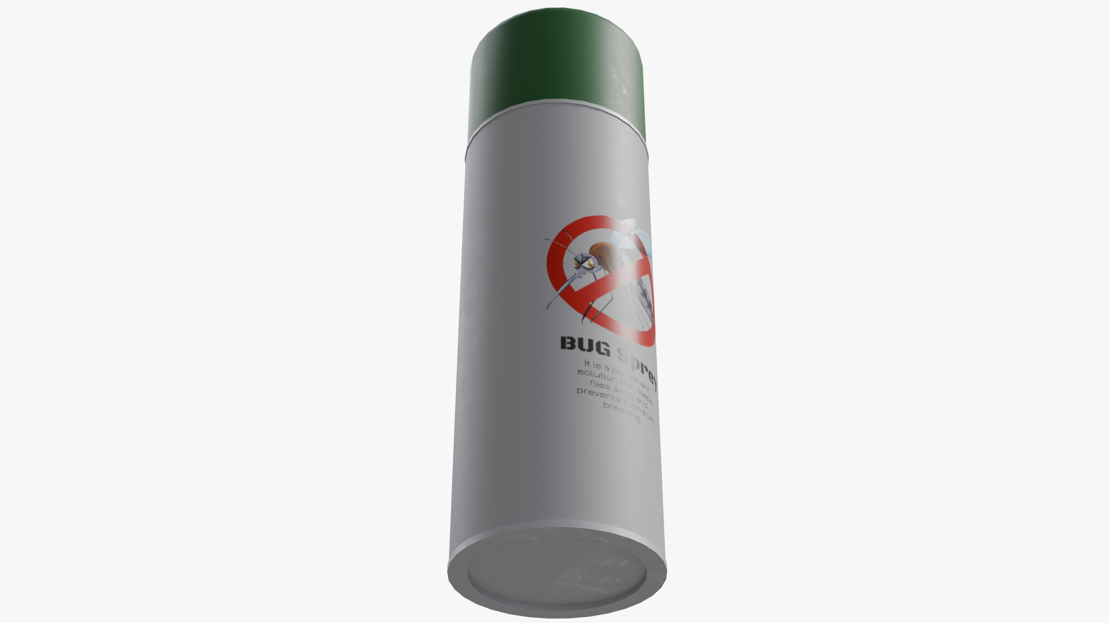 Bug Spray Low-poly 3D model_4