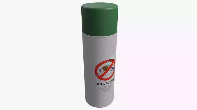 Bug Spray Low-poly 3D model