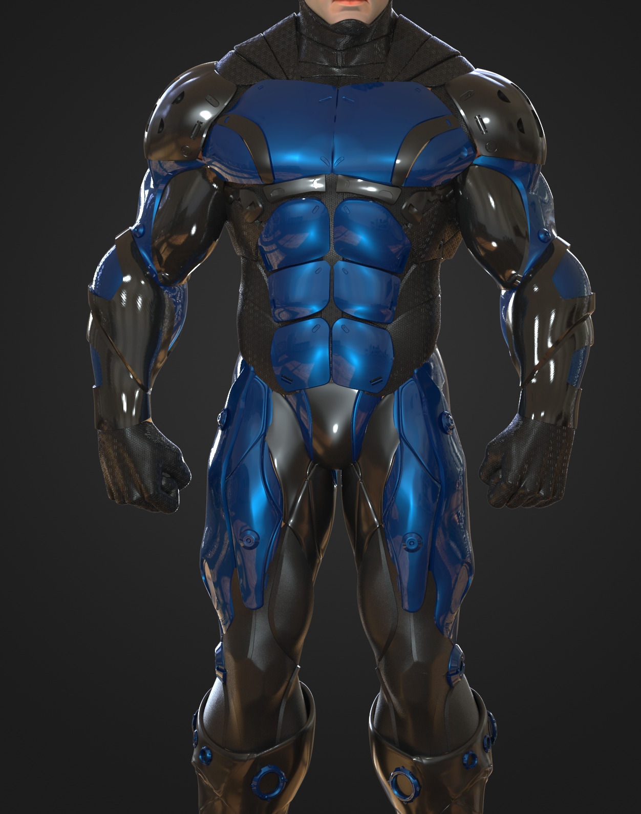 Cyclops Future Force Armor 3D print model_16