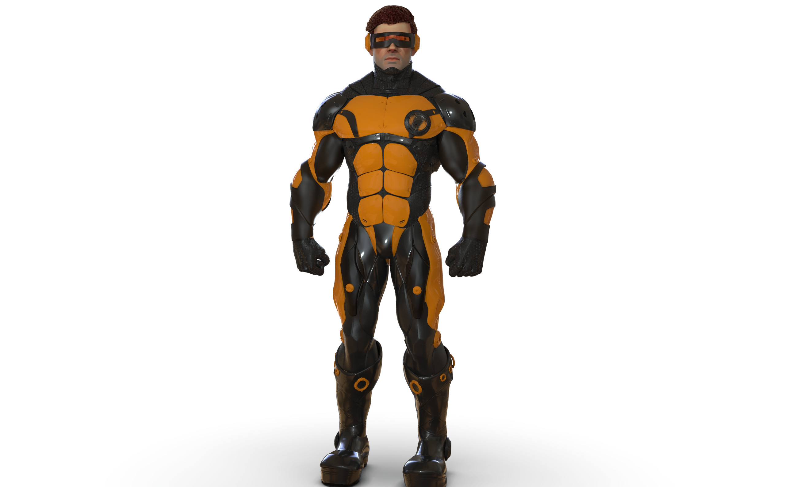 Cyclops Future Force Armor 3D print model_10
