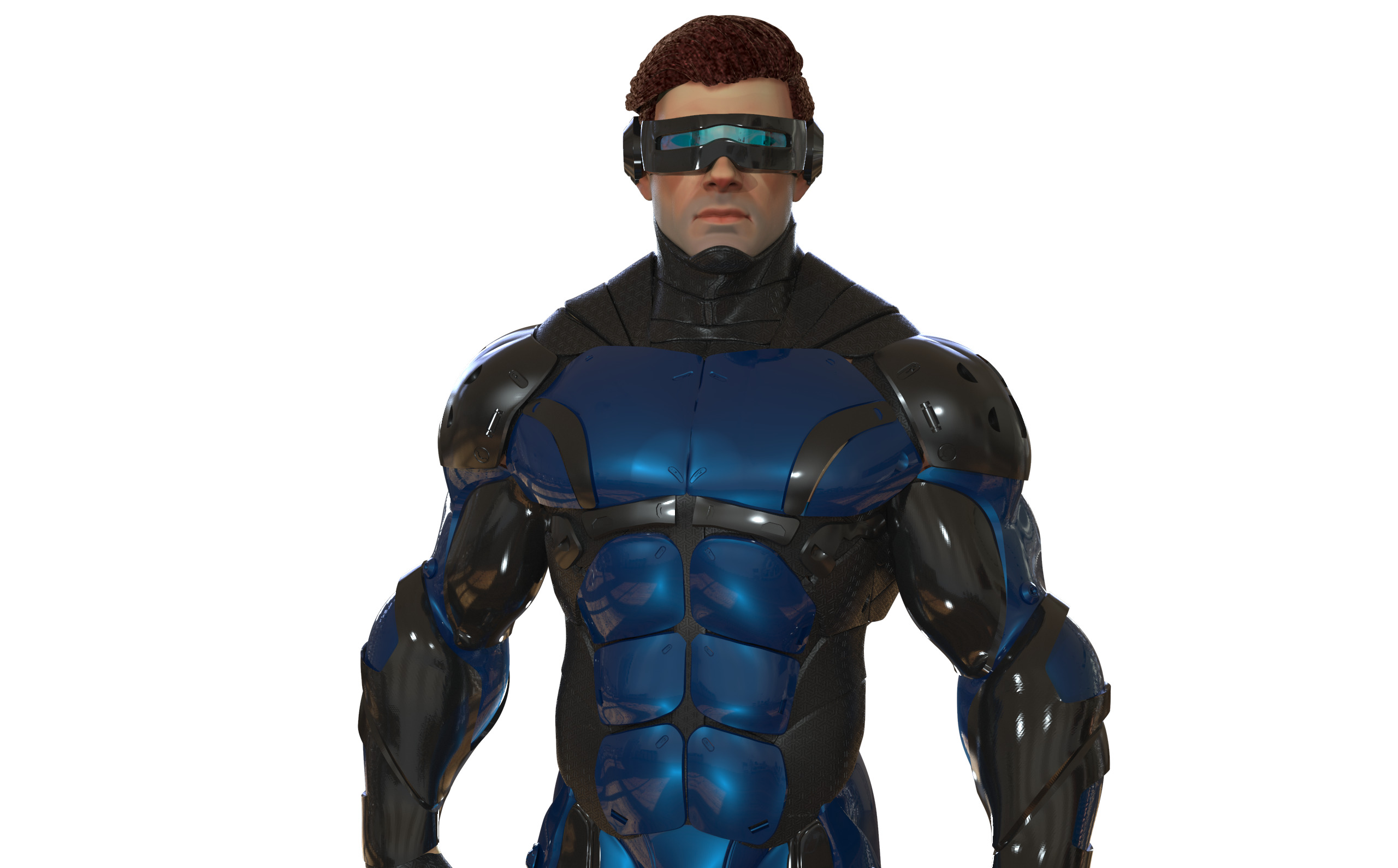 Cyclops Future Force Armor 3D print model_14