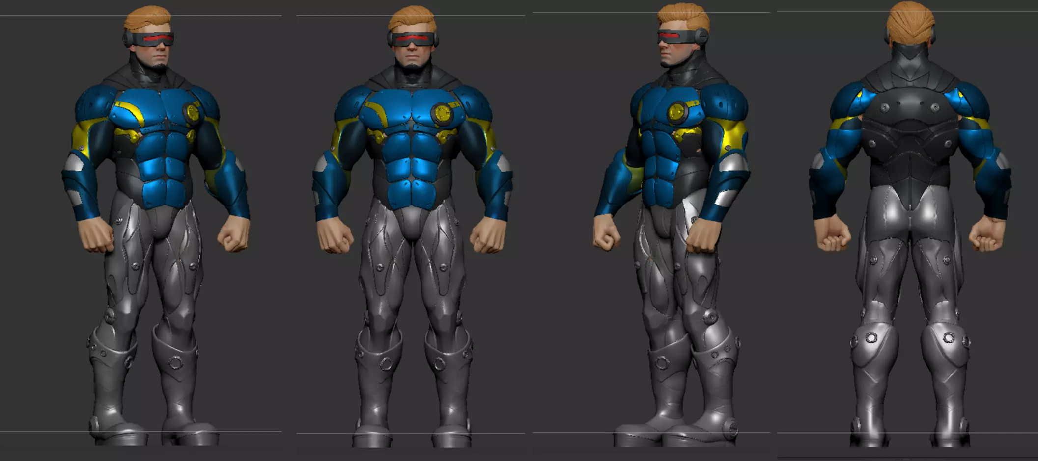 Cyclops Future Force Armor 3D print model_0
