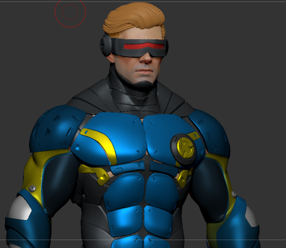 Cyclops Future Force Armor 3D print model_2