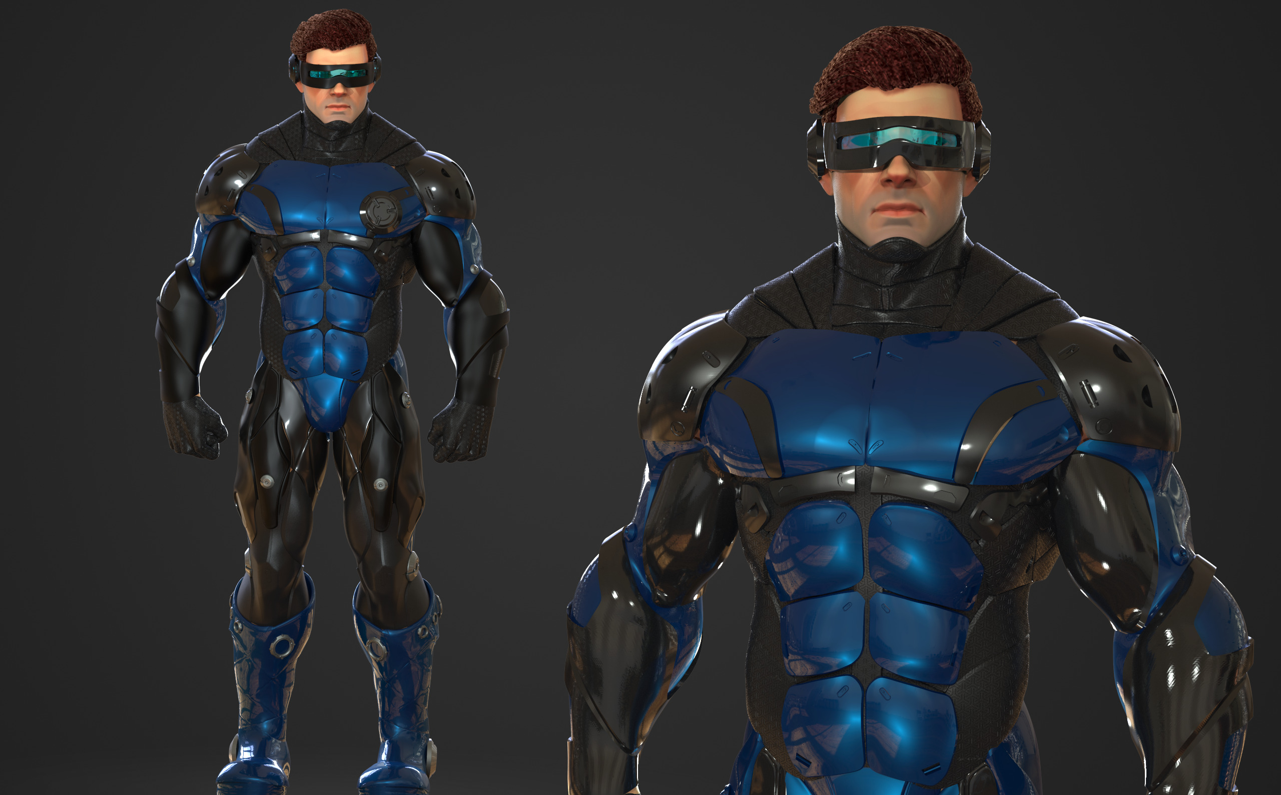 Cyclops Future Force Armor 3D print model_15