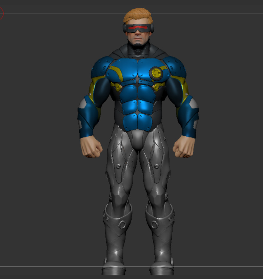 Cyclops Future Force Armor 3D print model_27