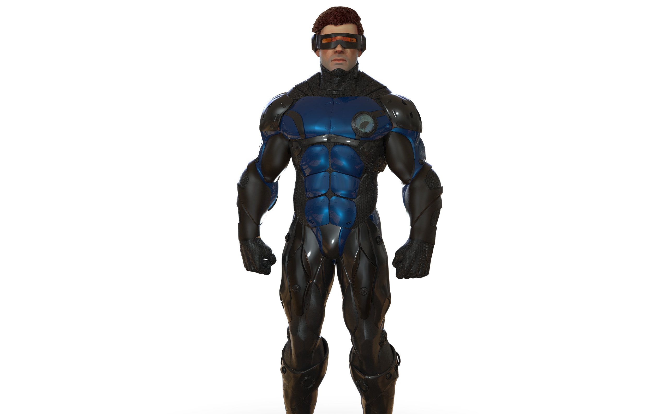 Cyclops Future Force Armor 3D print model_9