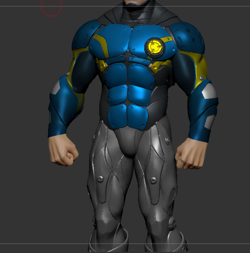 Cyclops Future Force Armor 3D print model_1