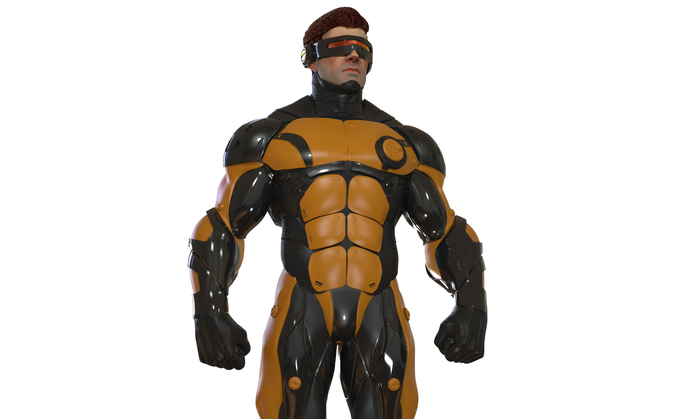 Cyclops Future Force Armor 3D print model_13