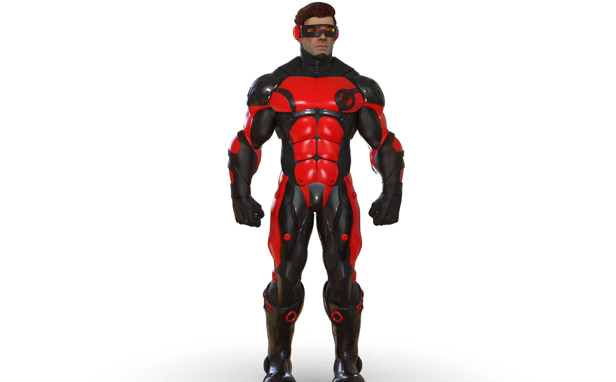 Cyclops Future Force Armor 3D print model_11