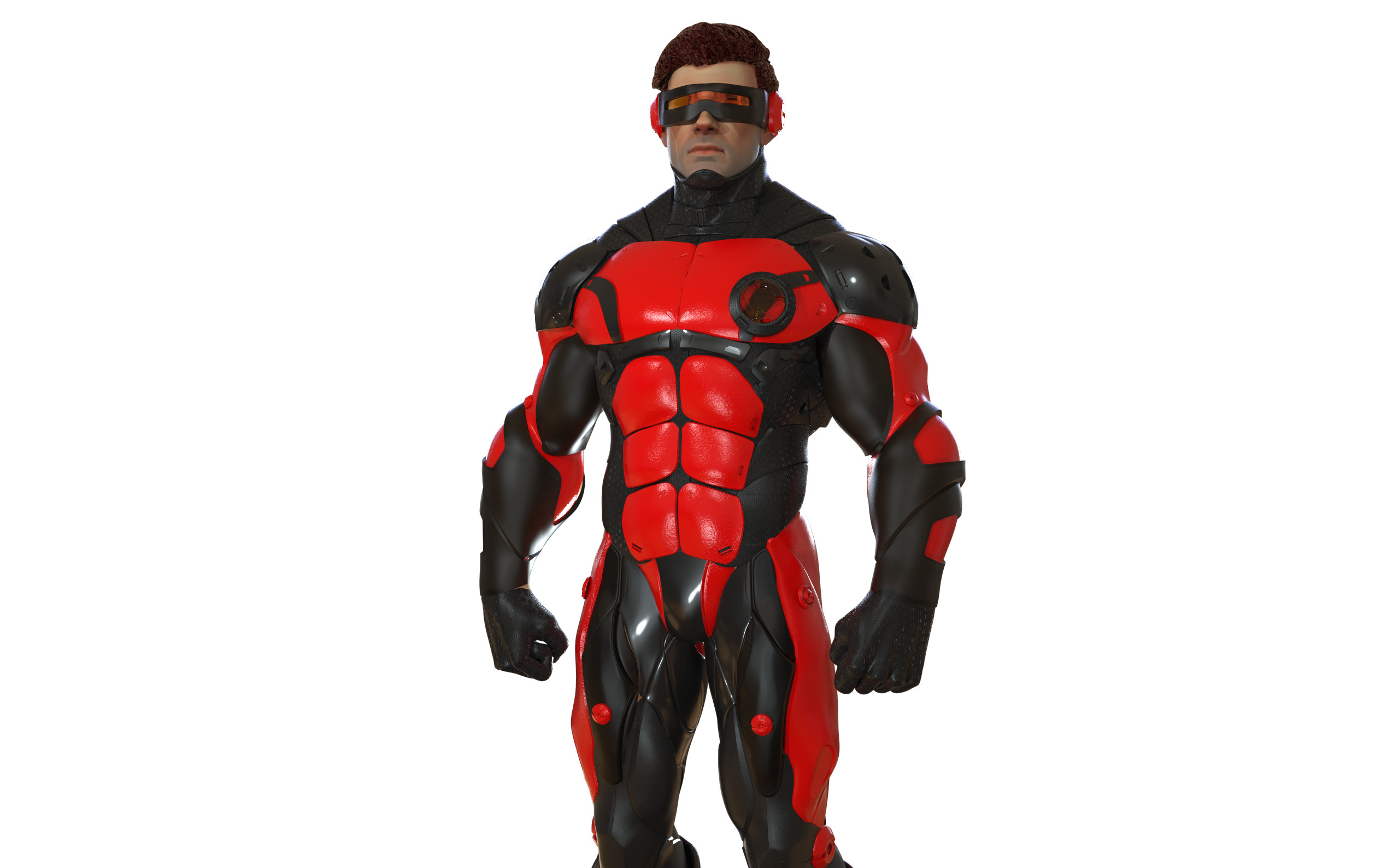 Cyclops Future Force Armor 3D print model_12