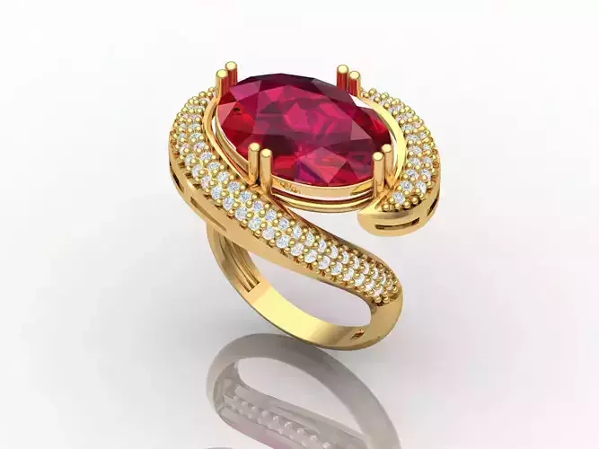 Ruby women s ring