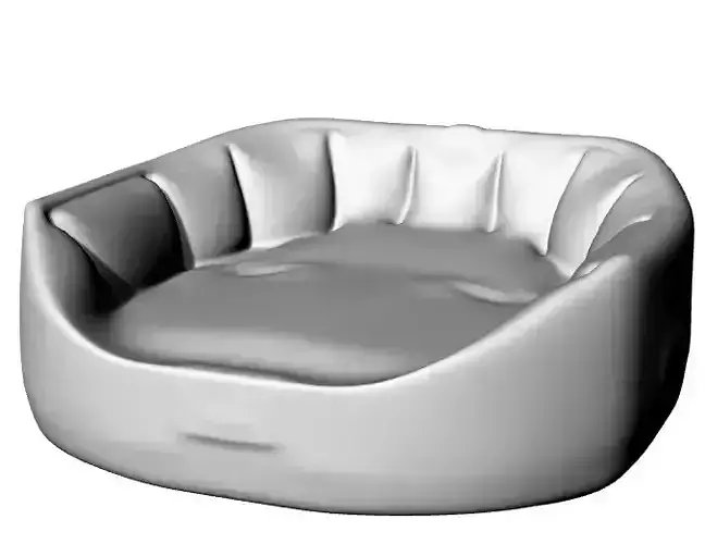 Modern Compact Cushion  Sofa 3D Model  3D print model