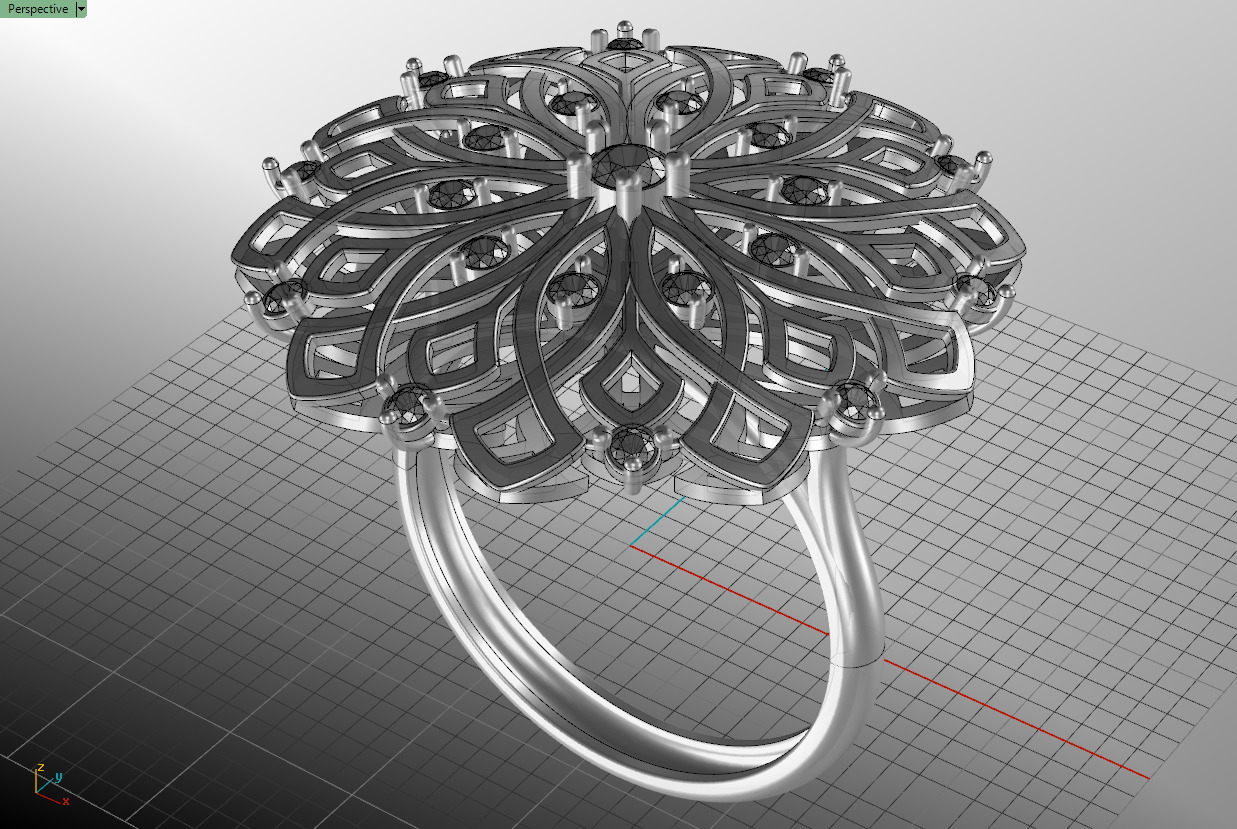 turkish ring 3D print model_22