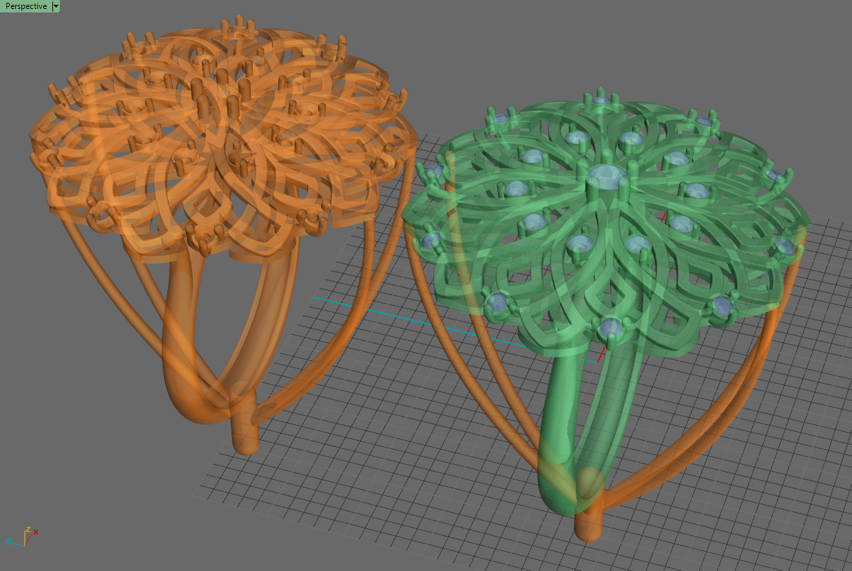 turkish ring 3D print model_12