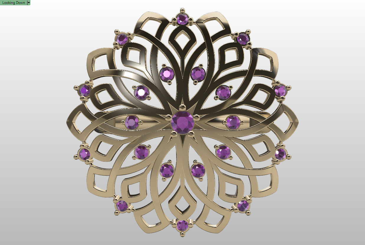 turkish ring 3D print model_8