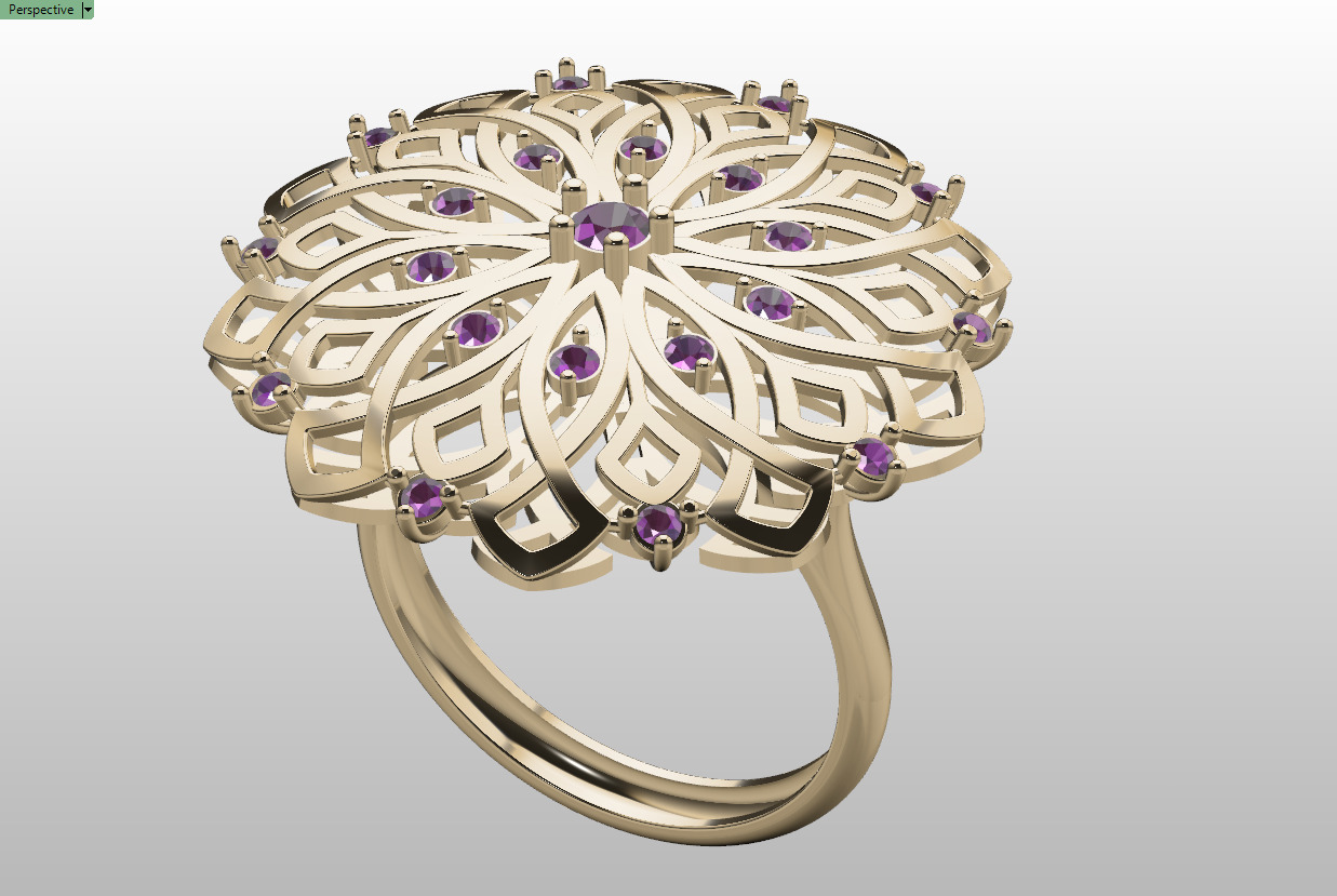 turkish ring 3D print model_5