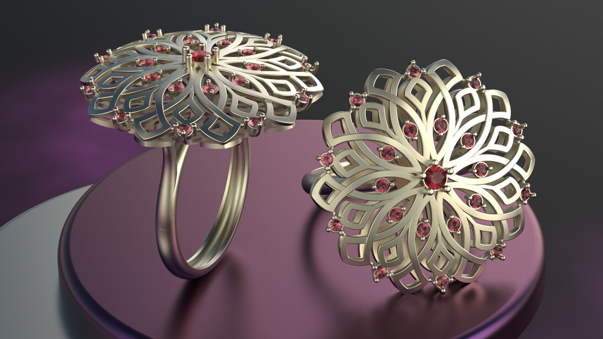 turkish ring 3D print model_6