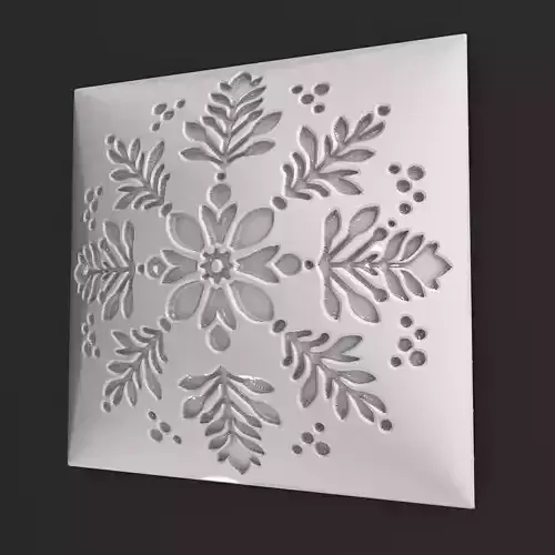 Sqaure Floral NIM 85 Wall Panel