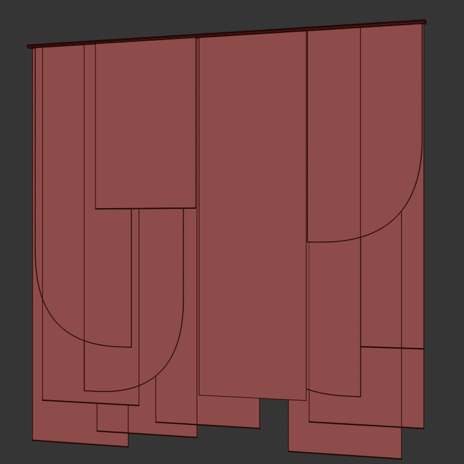 Curtain 05 3D model_3