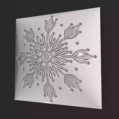 Sqaure Floral NIM 126 Wall Panel