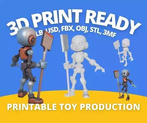 Modular 3D Printable Puppet 