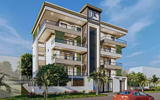 Contemporary Apartment Exterior