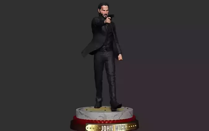 John Wick 3D Print