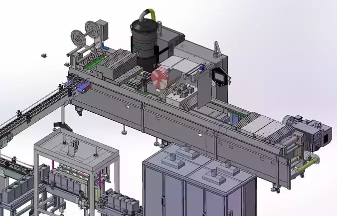 Thermoform Food Packaging Machine Full Automatic
