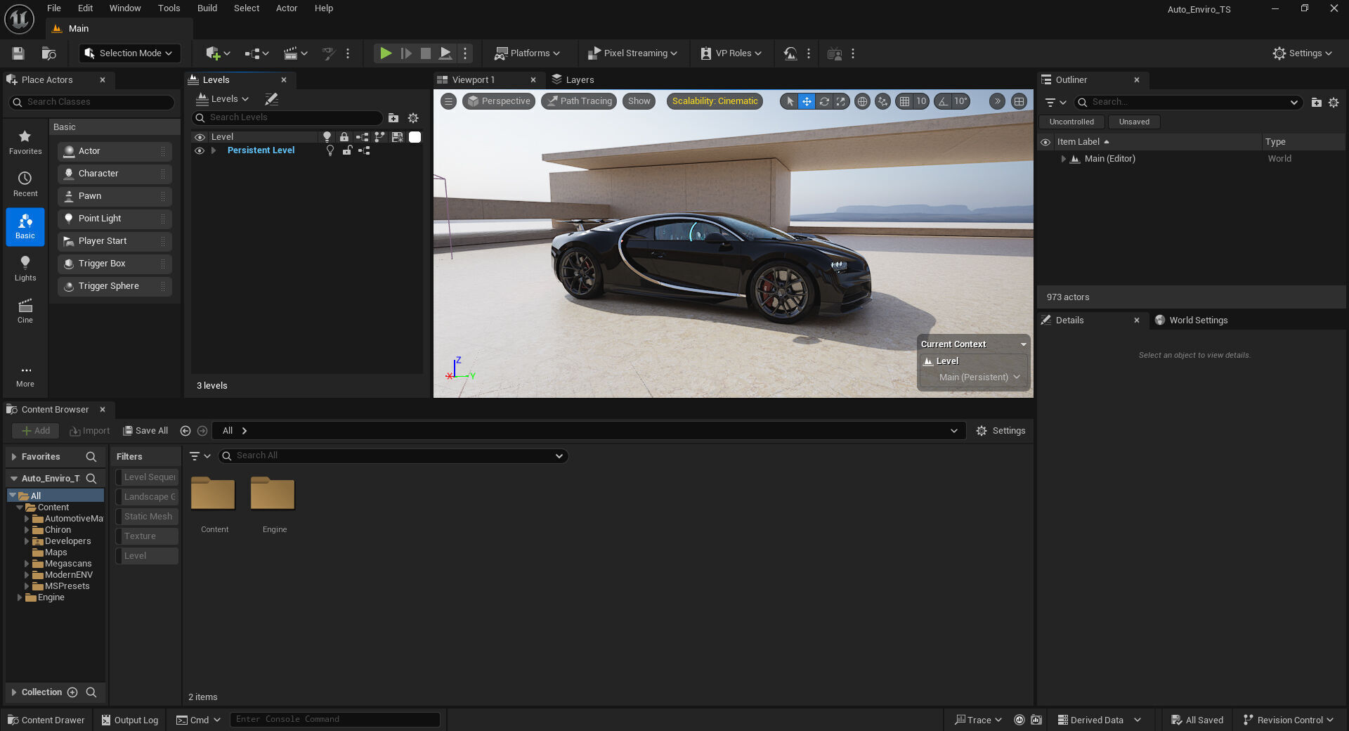 Unreal Engine 5 - Automotive Environment 3D model_15